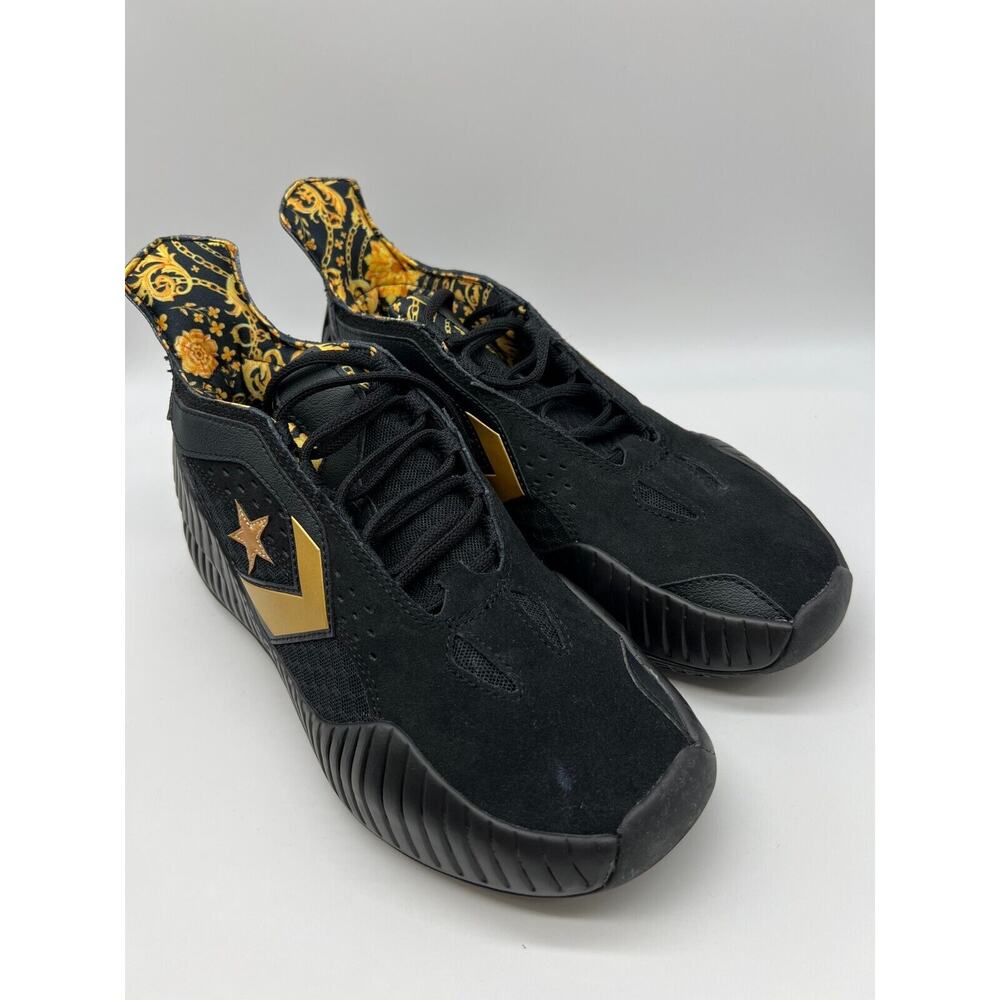 Converse All Star BB Prototype CX Mid Black Gold Baroque A02515C Shoes Men's 9 - Picture 6 of 12